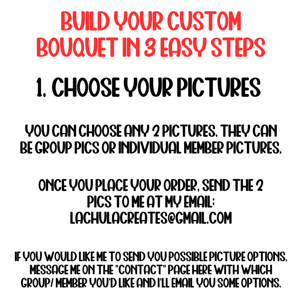 BTS Eternal Flower Custom Bouquet