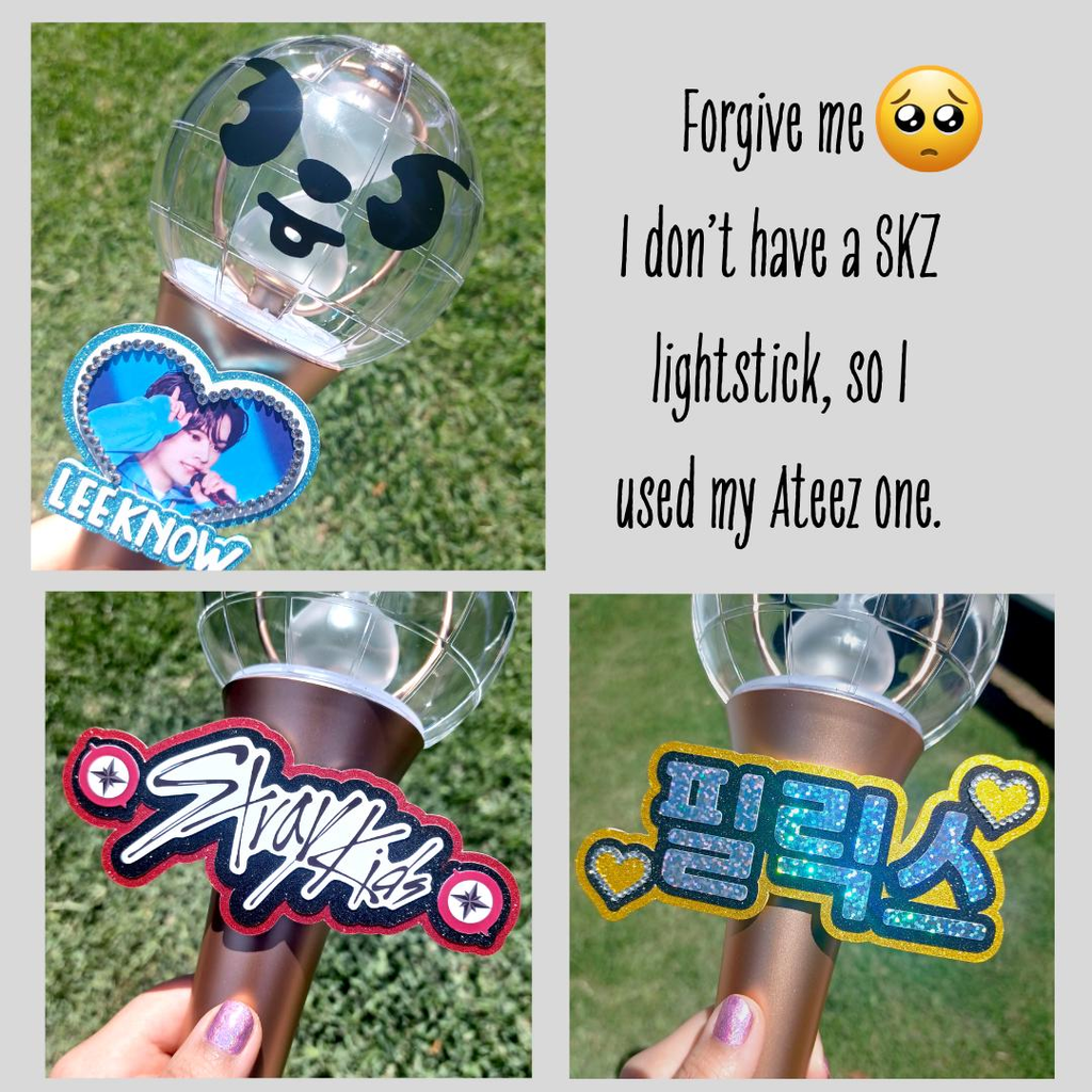 CUSTOM Lightstick Sign (Any Korean Hangul Name)